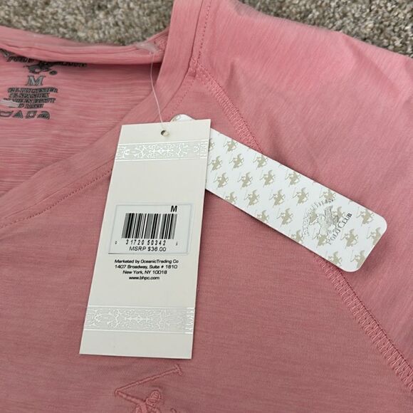 NWT BEVERLY HILLS POLO CLUB ACTIVEWEAR TEE - Picture 4 of 4